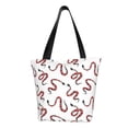thumbnail image 2 of Kdxio Red Snake Women Reusable Grocery Bags Foldable Ripstop,Reusable Shopping Bags for Shopping,Gym,Gift, 2 of 8