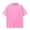 Hot Pink, variant on Fengactive Men's T-Shirts Oversized Crew Neck Short Sleeves Casual Loose Wash Solid Basic Tee Tops
