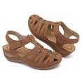 thumbnail image 3 of Verano mujer tobillo correa Casual al aire libre hueco cuña zapatos sandalias Wmkox8yii  sa677, 3 of 5