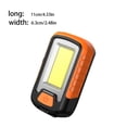 thumbnail image 3 of Soidarity Luz de trabajo recargable portátil, linterna COB ajustable de alto brillo, senderismo, viaje, linterna de mano, reflector carpas Soidarity OD029094-00B, 3 of 6