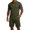 Green#001, variant on CIENVNSTG Mens Sets 2 Piece Outfits Polo Shirt Short Sleeve Beach Shorts Set Summer Loose Streetwear Sport Basic Fashion Clothing Set Green L