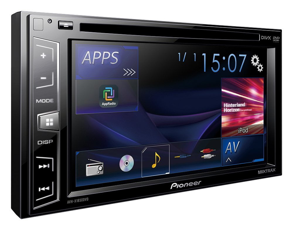 Pioneer AVH-X1850DVD 6.2 Inch 2-Din DVD/ CD/ USB Car AV Receiver with