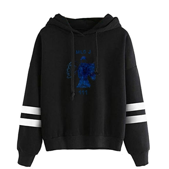 Milo J 111 Album Pocketless Hoodie Streetwear Pullover Cosplay Sweatshirt Unisex Longsleeve