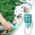 thumbnail image 2 of FEISHENTT Portable Dog Water Bottle - Leak Proof Dog Water Bottle with Food Container, Travel Water Dispenser A One Size, 2 of 9