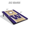 thumbnail image 5 of YouTheFan NCAA Washington Huskies 2' x 3' MDF Cornhole Game, 5 of 6