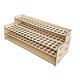 thumbnail image 1 of Portapinceles de madera para escritorio, estante de almacenamiento de gran capacidad con 75 agujeros para pinceles, soporte para bolígrafos de pintura, 1 of 9