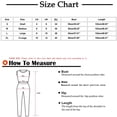 thumbnail image 3 of CHOK Combinaisons pour Femmes Mode Été Décontracté Rayé Imprimé Sans Manches Col Rond Lacets Pantalon Droit Combinaison en Liquidation Pantalon Bleu G, 3 of 7