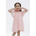 thumbnail image 4 of Disney Minnie Mouse Chiffon Pleated Dress Logo Toddler to Big Kid, 4 of 5