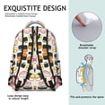 thumbnail image 5 of Life is Better with Sushi Backpack - Waterproof & Lightweight Daypack for Foodie Teens, 5 of 6