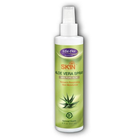 Aloe Vera Spray Life Flo Health Products 8 oz (Best Aloe Vera Product For Face)