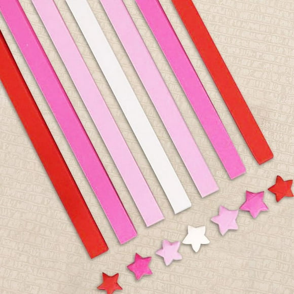 DIY Lucky Star Origami Paper - 540 Sheets Double Sided Colorful Folding Paper for Home Decor