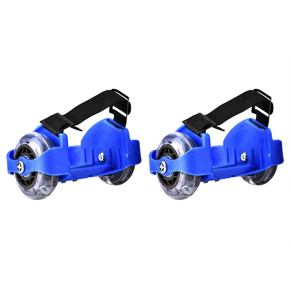 Kritne Heel Roller,1 Pair Kid Children Adjustable Strap Flash Skating