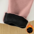thumbnail image 5 of piuwrlz Girls Boys Winter Thick Velvet Pants for Kids Long Plush Cotton Sweatpants Pink Size 6 Months, 5 of 7