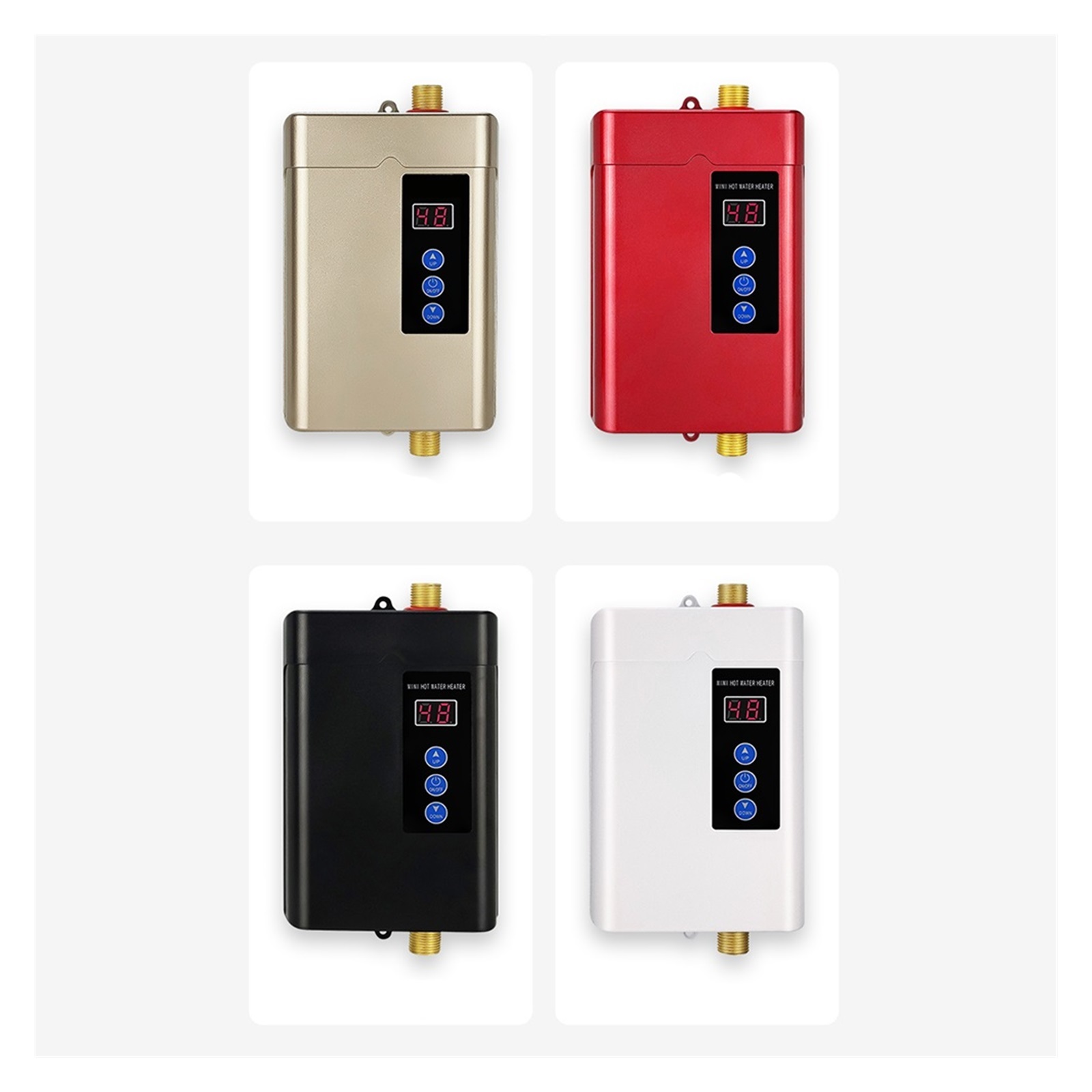 4000W Household Mini Electric WaterHeater Tankless Instant Water Heater Heating Machine Water Heater ,Safety Protections