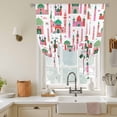 thumbnail image 2 of Tie Up Curtains for Windows Red Castle Stars Moon Valance Adjustable Balloon Curtain Colorful Graffiti Tie Up Shades for Kitchen Living Room Bedroom Privacy Curtain Drape 34x45 Inch, 2 of 9