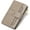Khaki, variant on Wallet for Women Leather RFID Blocking Credit Card Holder Bifold Clutch Wallets for Women Zipper Coin with Removable ID Window