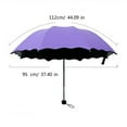thumbnail image 3 of Apooke Flowering in Water Umbrella for Women Thickened Black Coated Sun/Rain Umbrella, 3 of 21