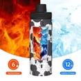 thumbnail image 5 of Fotbe Black And White Sheeps Pattern 18 Oz Sports Insulated Kettle Vacuum Cup Stainless Steel Travel Mug Cup Thermal Flask,Insulated Kettle for Cycling Gym Basketball Outdoor, 5 of 7