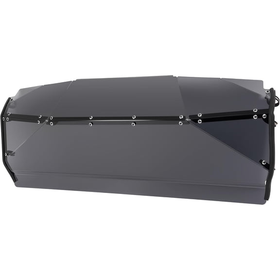 KOJEM Tinted Rear Windshield Compatible with 2013-Up Yamaha Viking PC Plastic Rear Back Window Windscreen