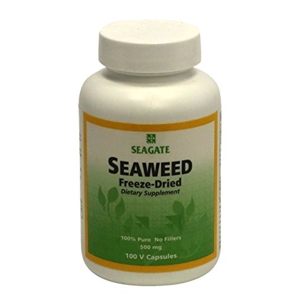 Seagate Products FreezeDried Seaweed 500 mg 100 Capsules (pack of 1