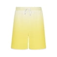 thumbnail image 5 of Hurxie Men's 4-Way Stretch Swim Trunks Quick Dry Board Shorts Beach Swimwear Bathing Suit Yellow,M, 5 of 7