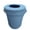 Blue Light, variant on LA Linen Stretch Spandex Trash Can cover for Slim Jim 23-Gallon, Orange
