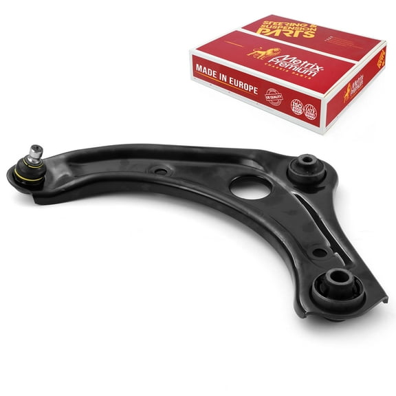 Metrix Premium Chassis Parts - Front Left Lower Control Arm w Ball Joint & Bushing Assembly Fits 20-22 Nissan V-Drive Mexico, 15-19 Micra, 14-19 Note Mexico, 14-19 Versa Note, RK621577 Made in Europe