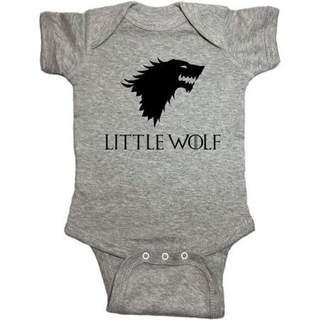 

NorthStarTees Game of Thrones Baby One Piece Little Wolf Bodysuit
