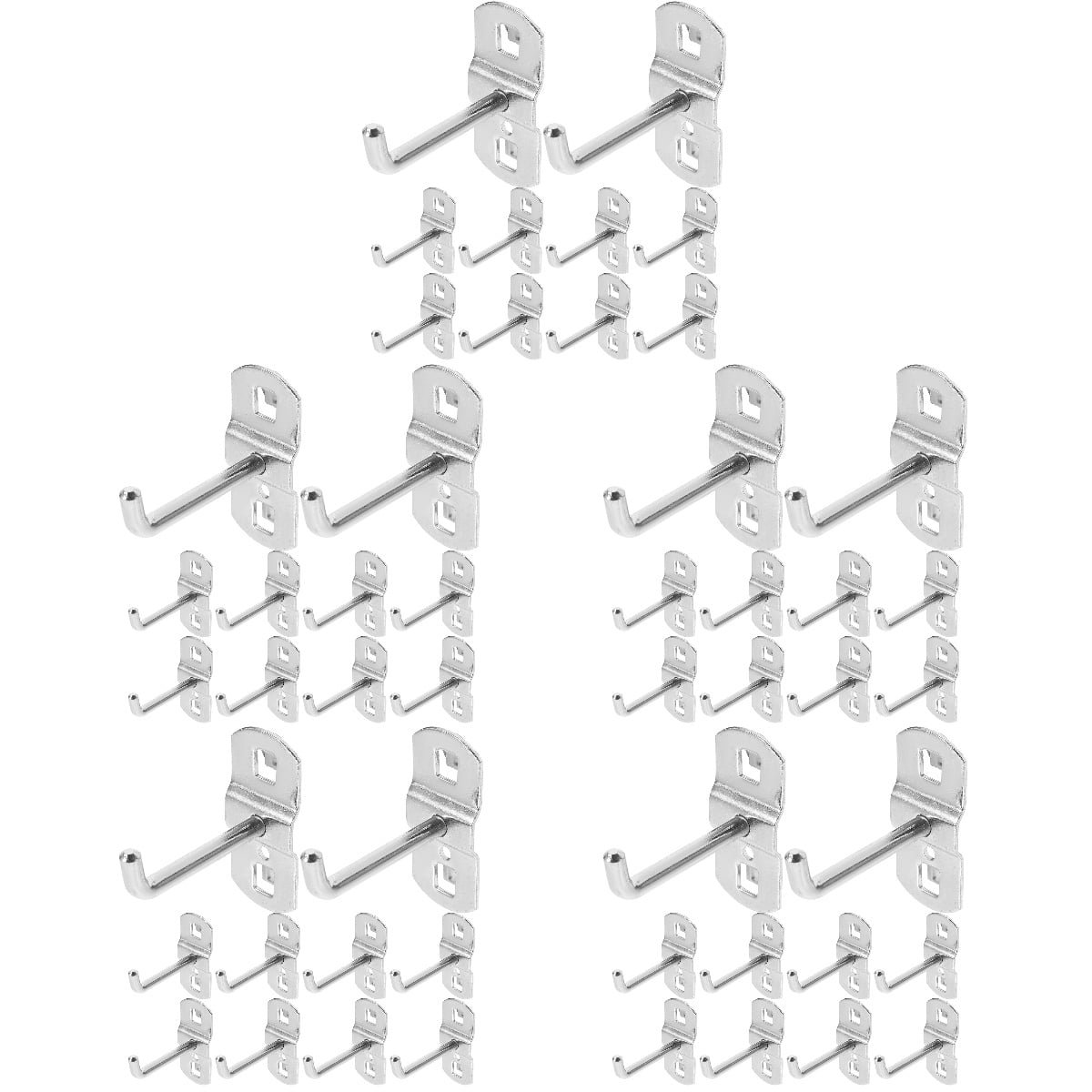 MLINS 60 Pcs  Pegboard Hook Peg Hooks Display Rack Hooking Supermarket Shelf Hooks