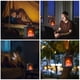 thumbnail image 1 of Linterna Linterna para chimenea - Temporizador de 6 horas Chimenea iluminada portátil brillante (A), 1 of 6