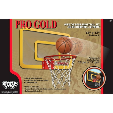 POOF Pro Gold Over The Door Basketball Hoop