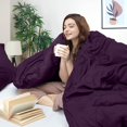 thumbnail image 3 of Juego de funda de edredón Utopia Bedding King Size, microfibra, color morado, 3 of 8