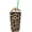 Cute Yellow Leopard, variant on Neoprene Insulator Sleeve for Iced Coffee Cold Soda Cups, Cute Durable Drink Sleeve for Cold Beverages, Medium 22-28oz Cup Sleeve Cute Yellow Leopard