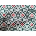 thumbnail image 4 of oneOone Organic Cotton Voile Fabric Diamond & Circle Block Print Fabric BTY 42 Inch Wide, 4 of 4