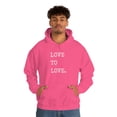 thumbnail image 4 of Love to Love Heavyweight Graphic Hoodie, 4 of 7