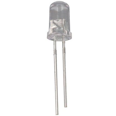 

100 pcs 5mm White LED Diode Lights DC 3V 20mA Bulb Lamps Electronics Components Light Emitting Diodes