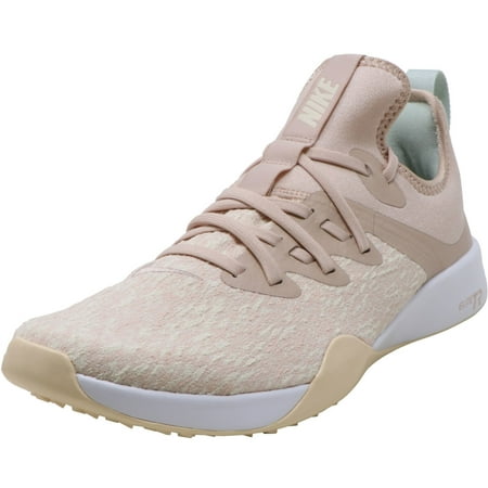 Nike Women's Foundation Elite Tr Particle Beige / Guava Ice Low Top Fabric Training Shoes - 6M