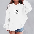 thumbnail image 2 of DHFJKG Pullover Girls Hoodies Sweatshirts Printed Casual Long Sleeve Pocket Hooded Tops For Girls Fashion Athletic Wear Active Classic Sweatshirts, 2 of 4