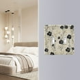 thumbnail image 4 of Yayeee Toggle Light Switch Wall Plate 3-Gang 6.37"x4.48" Decorative Outlet Cover, Small Black Flowers, 4 of 7