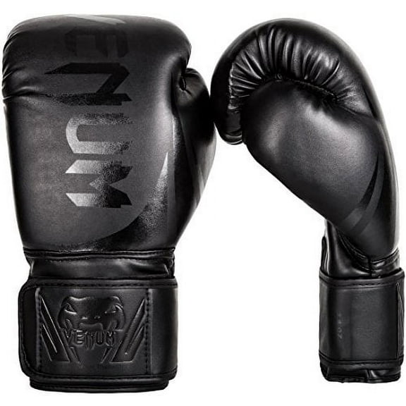 Venum Challenger 2.0 Boxing Gloves - Black/Black - 14-Ounce