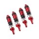 thumbnail image 3 of Amortiguador de metal 4 Piezas Para SCY 16101 16102 16103 1/16 RC Car yuxing rojo, 3 of 5