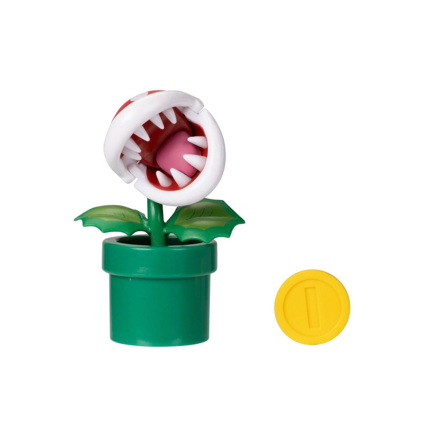 Super Mario 4 Inch Figure - Piranha Plant with Coin