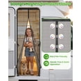 thumbnail image 3 of Magnetic RV Screen Door Curtain for Camper, Curtain Size 33'' x 75'', Travel Trailer, Fifth Wheel and Motorhome, Tear-Resistant Mesh Bug Screen, Self Closing Mosquito Net, Pet Friendly, 3 of 7