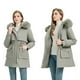 thumbnail image 1 of Parkas de manga larga para mujer, chaqueta holgada coreana de longitud media, abrigo para mujer, 1 of 7