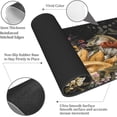 thumbnail image 3 of Vintage Sun Cute Forest Magic Witch Mushroom Snail Gaming Keyboard Mouse Pad Mousepad Huge Extended XL Stitched Edge Rubber Sole for Home Office(31.5"X 11.8"), 3 of 6