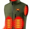 thumbnail image 4 of Jackets for Men, Heated Vest for Men/Women,9 Heated Zones Ultra-Soft Shell Heating Jacket Smart Electric Vest with Pocket, 4 of 4