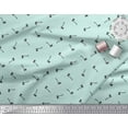 thumbnail image 2 of Soimoi Green Viscose Chiffon Fabric Axe Hardware Decor Fabric Printed Yard 42 Inch Wide, 2 of 3