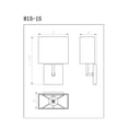 thumbnail image 3 of 815-1S-OBR-Z-Lite-Saxon - 1 Light Wall Sconce In Transitional Style-11.25 Inches Tall and 7 Inches Wide-Olde Brass Finish, 3 of 7