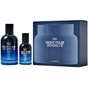 Zara Night Pour Homme II Perfume Set for Men Elegant Oriental Fragrance with Bergamot Lavender and Amber Notes Long-Lasting Scent EDP 100 + 30ml (3.4 + 1.0 fl. oz.)