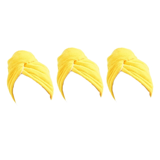 Fundas de toallas para el cabello: toallas absorbentes de secado rápido, paquete de 3 para mujeres con cabello rizado, largo, húmedo y grueso